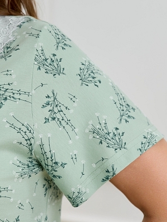 Женская пижама Канна-2 / зелёный