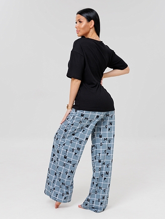 Женский костюм К-88 (К+Л) / Серый (клетка)