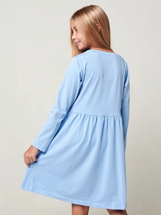 Детское платье "В облаках" длинный рукав