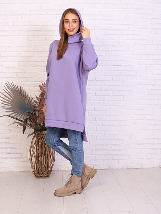 Женское платье-худи Меган / Лавандовый
