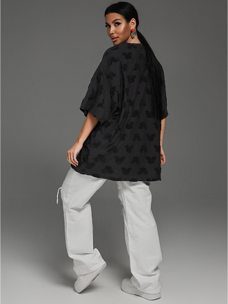 Женская футболка Ирбис / Махра, серый