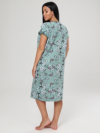 Женский халат ХМ-632 / Весна зеленый