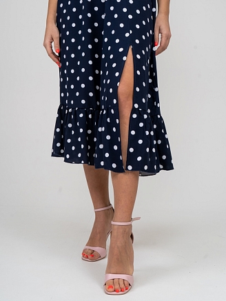 Женское платье мод.1382 / Синий