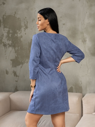 Женское платье мод.1446/2 / Синий