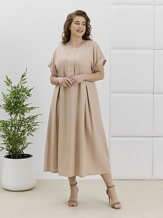 Женское платье Скарлет ПЛ-417 / бежевый