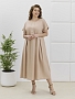 Женское платье Скарлет ПЛ-417 / бежевый