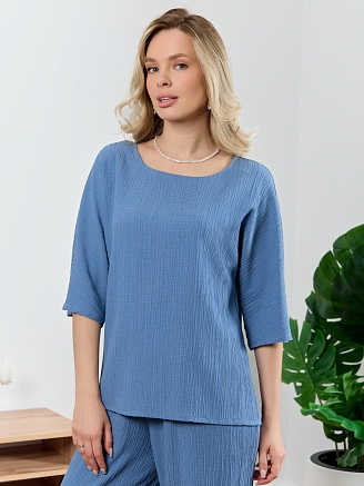 Женская блузка Сиеста-6 / индиго