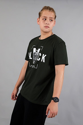 Мужская футболка 88148 / хаки