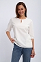 Кофта женская из футера Анфиса / Белый