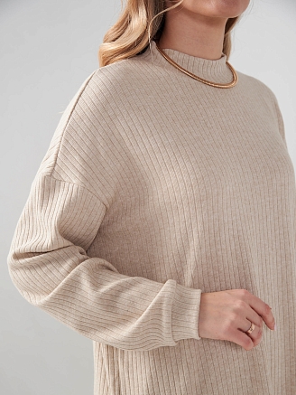 Женский костюм "Ангора" 2412-Л / Бежевый