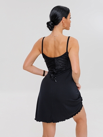 Женская сорочка Сор-82(Вис) / Черный