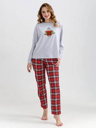 Женская пижама "Сюрприз" 2274-К / Серый