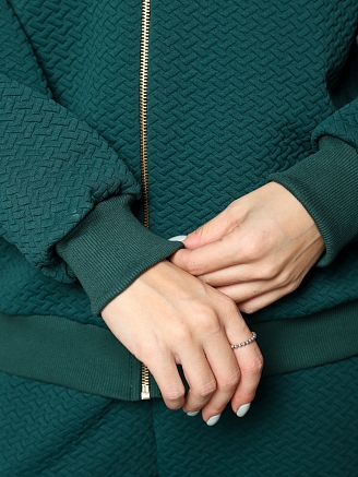 Женский костюм с брюками 2286 / Зеленый