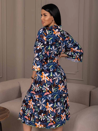 Женский халат мод.2153/2 / Синий