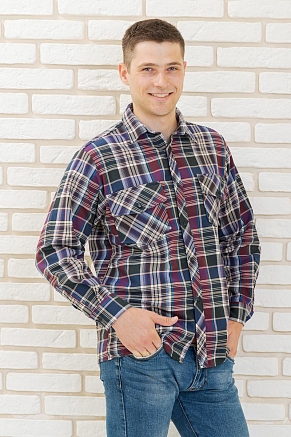 Рубашка мужская Фуле Арт. 176 / расцветки в ассортименте