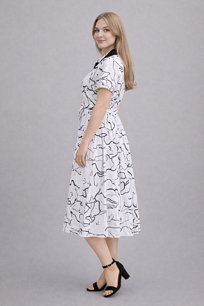 Женское платье 39065 / белый