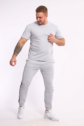 Мужской костюм 35282 / серый