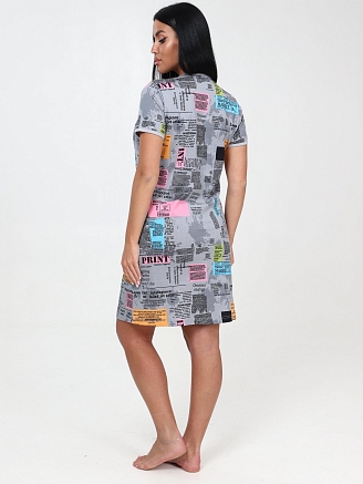 Женский халат М-149 / серый