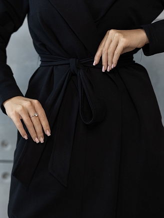 Женский кардиган мод.1276/3 / Черный