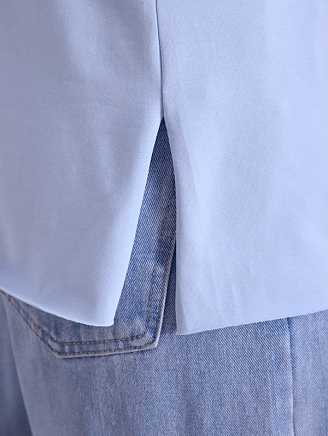 Женская футболка Кейт / Голубой