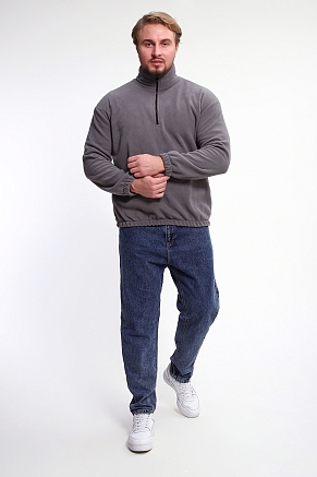 Мужская толстовка 37003 / серый