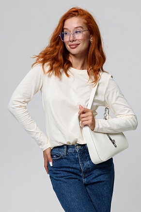 Женский лонгслив 14436/1 / молочный