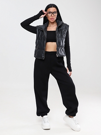 Женские брюки М-075 / черный