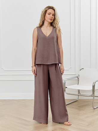 Женская блузка-топ Ясмина-2 / какао