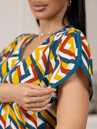 Женский халат мод.469/38 / Оранжевый