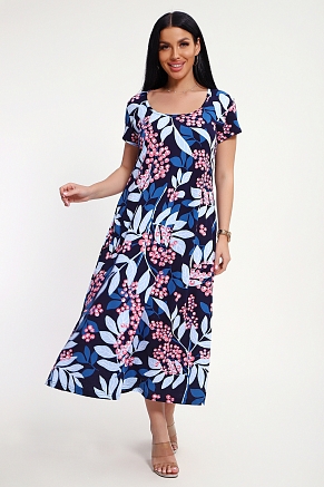 Женское платье 85553 / синий