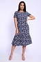 Платье женское 5745 / цветы синие
