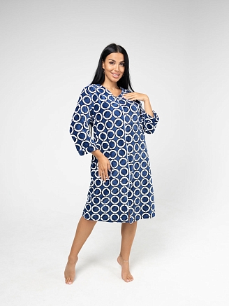 Женский халат мод.1922/2 / Синий