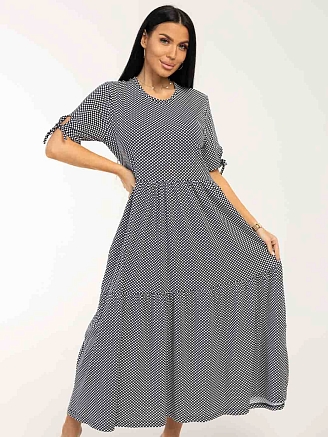 Женское платье мод.1872/12 / Черный