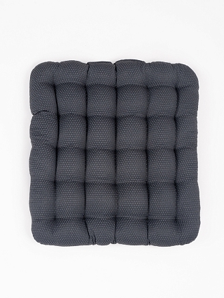 Подушка на стул с гречневой лузгой арт. ПСГ25П / Графит