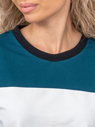 Женская толстовка мод.1763/2* / Морской