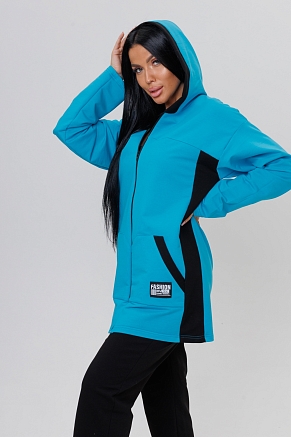 Женский костюм с брюками 2146/1 / Бирюзовый