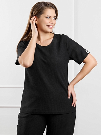 Женская футболка Рената-4 / чёрный