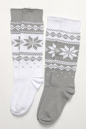 Детские гольфы Камилла (набор 2 пары) / серый