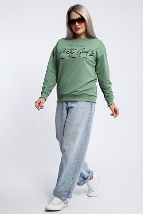 Женская толстовка 80048 / фисташка