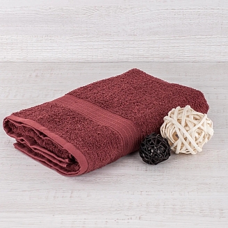Полотенце махровое Туркмения бордюр косичка / Шоколад
