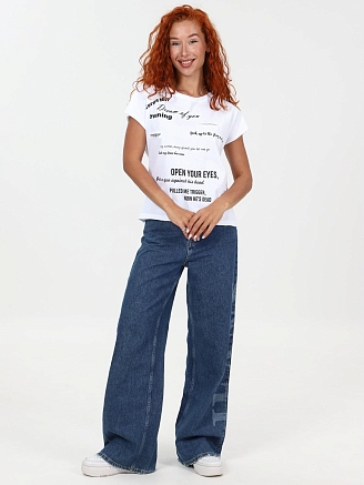 Женская футболка Долари / белый