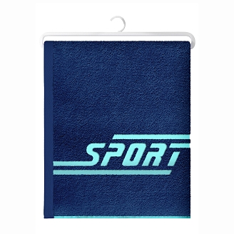 Полотенце махровое "Волшебная Ночь" Sport line / синий