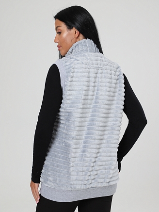 Женский жилет велсофт ЖВ-427 / Серый