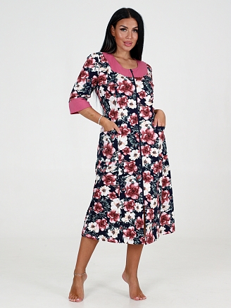 Женский халат ДАМСКИЙ ХК-245 / Шиповник