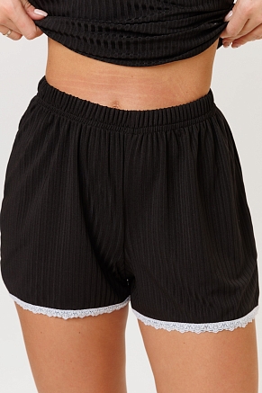 Женский костюм с шортами 2267/1 / Черный