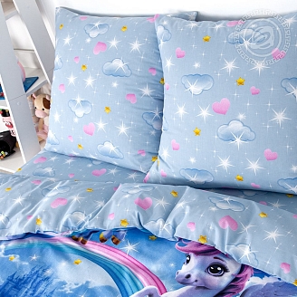 Детское постельное белье поплин арт.912 Единорожки