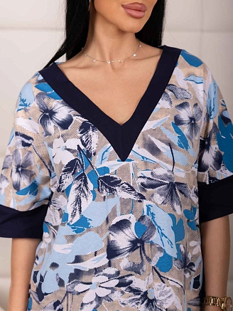 Женский костюм мод.2188 / Голубой