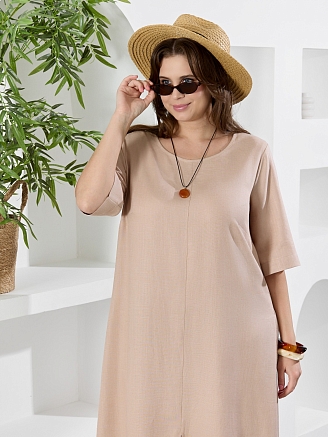 Женское платье Камео-1 / бежевый