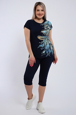 Женский костюм Жар Птица 499 / Темно-синий