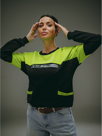 Женская кофта Цунами / Желтый